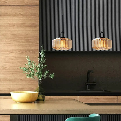 Vireo – Suspension en verre moderne