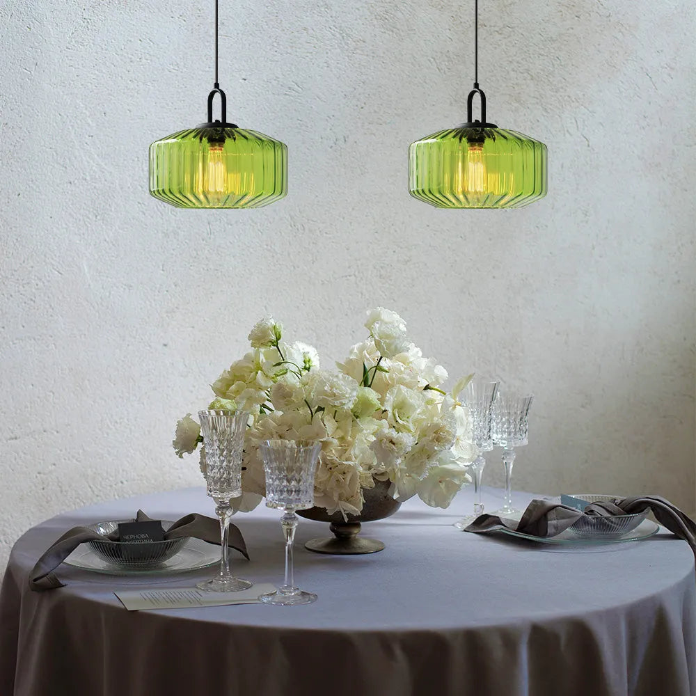 Vireo – Suspension en verre moderne