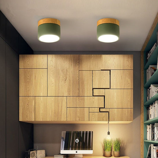 Noah – LED Macaron Veinure Bois Downlight