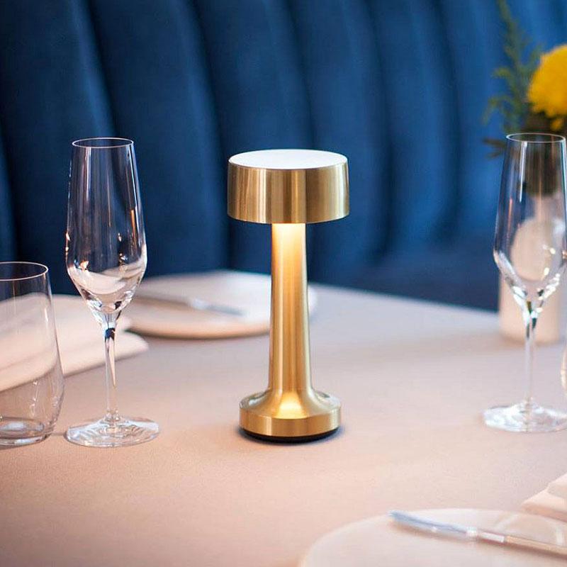 Ayura - Lampe de table LED moderne en forme d'haltère