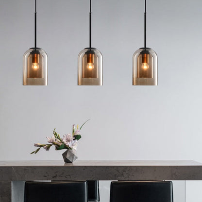 Hyun – Lustre en verre créatif au design rétro