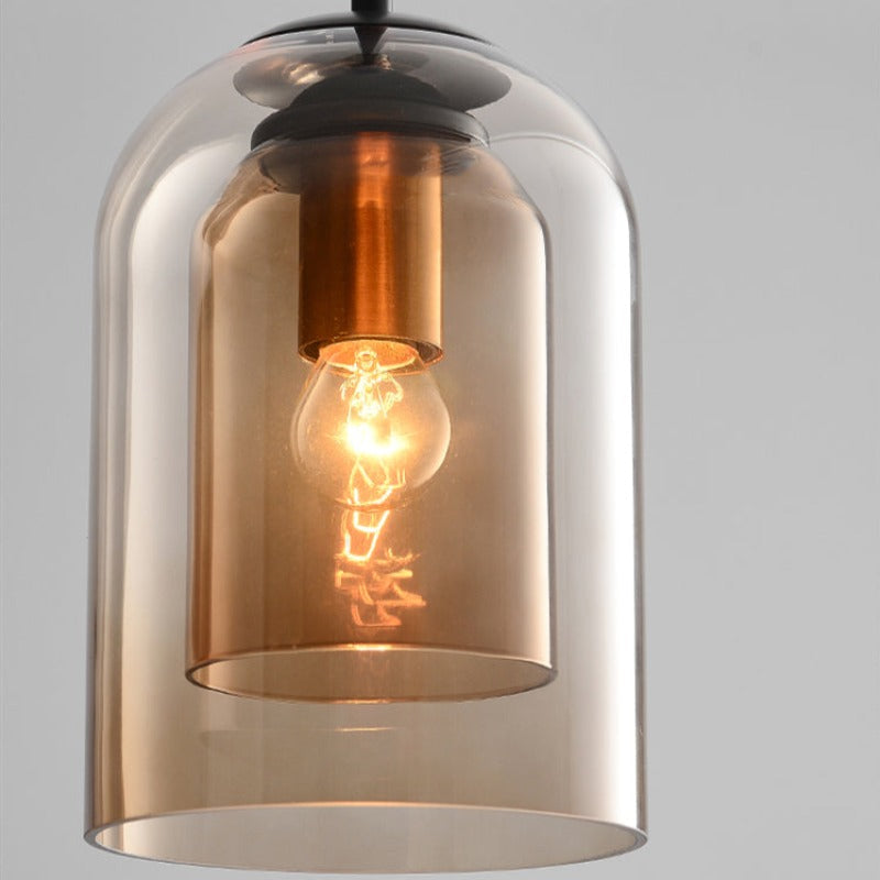 Hyun – Lustre en verre créatif au design rétro