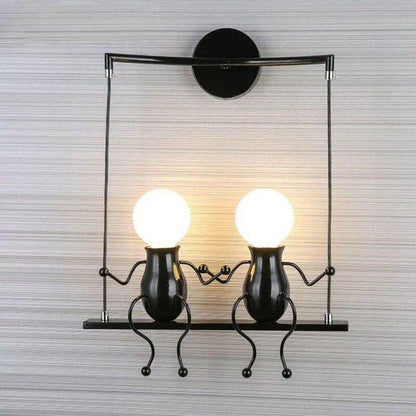 Maxim – Élégante Lampe de Couloir en Fer Forgé