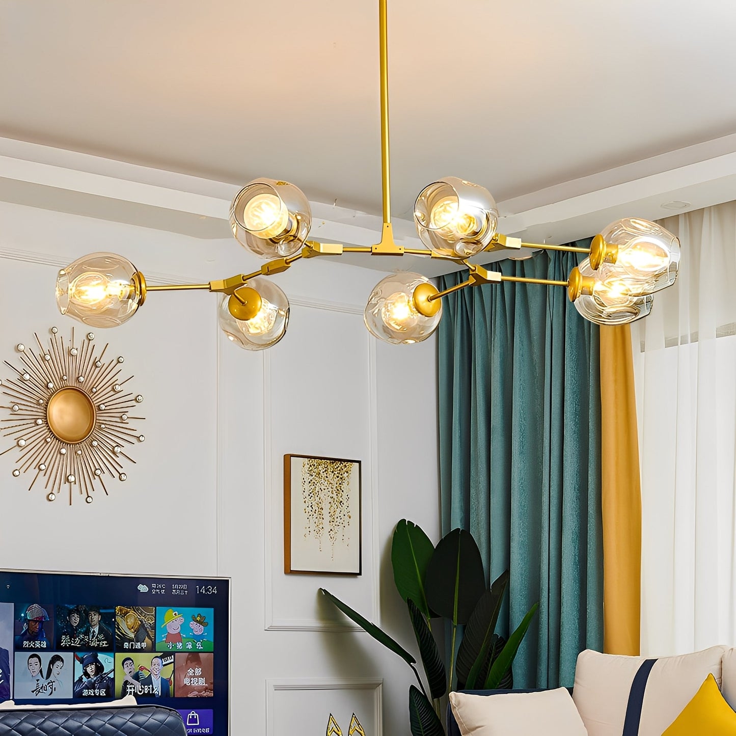 Leona – Plafonnier Nordique Design Branche