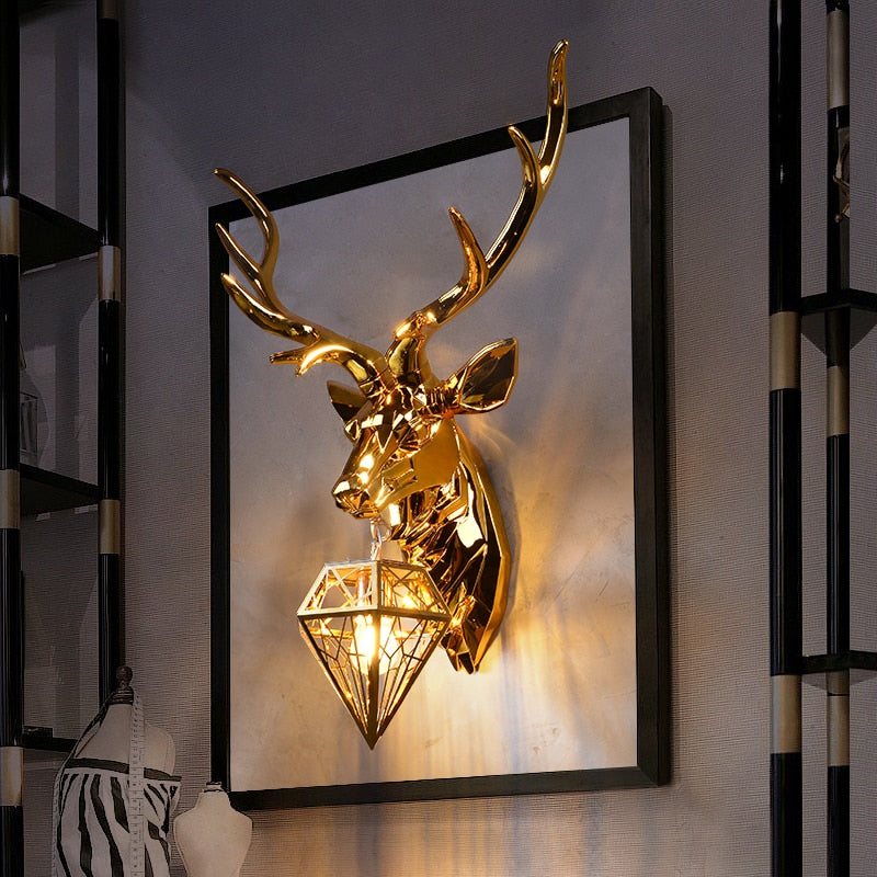 Arden – Lampe Murale Rétro Bois