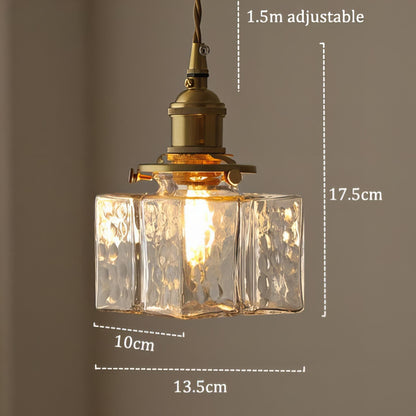 Farrah - Suspension moderne en verre style rétro