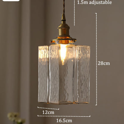 Farrah - Suspension moderne en verre style rétro