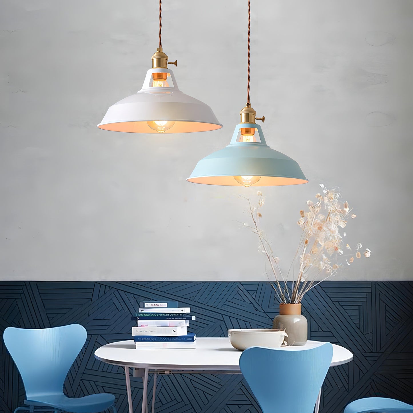 Heidi – Lampe suspendue rétro nordique