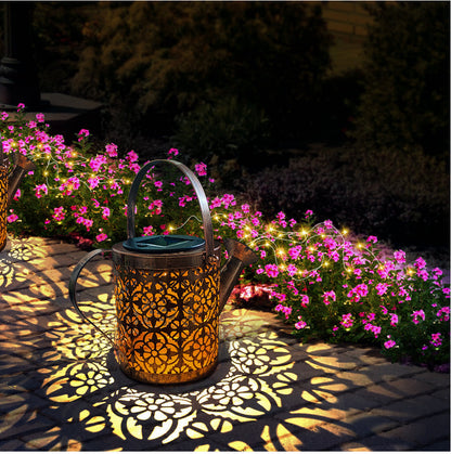 Yara – Lampe de jardin solaire en fer forgé
