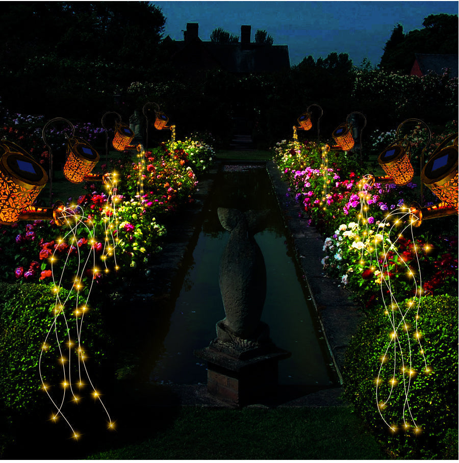Yara – Lampe de jardin solaire en fer forgé