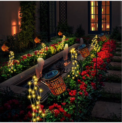 Yara – Lampe de jardin solaire en fer forgé