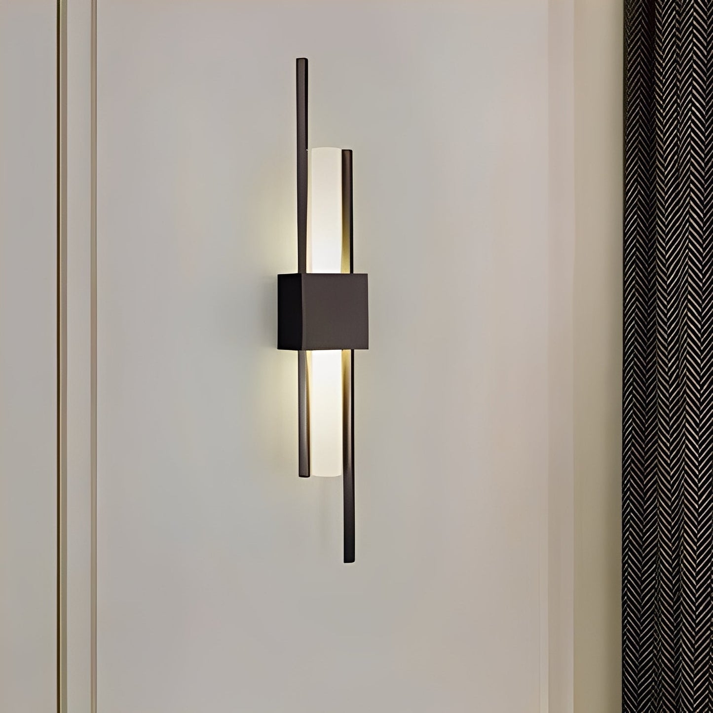 Elena – Lampe murale en cuivre avec abat-jour