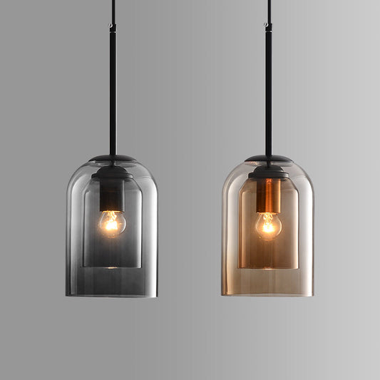 Hyun – Lustre en verre créatif au design rétro