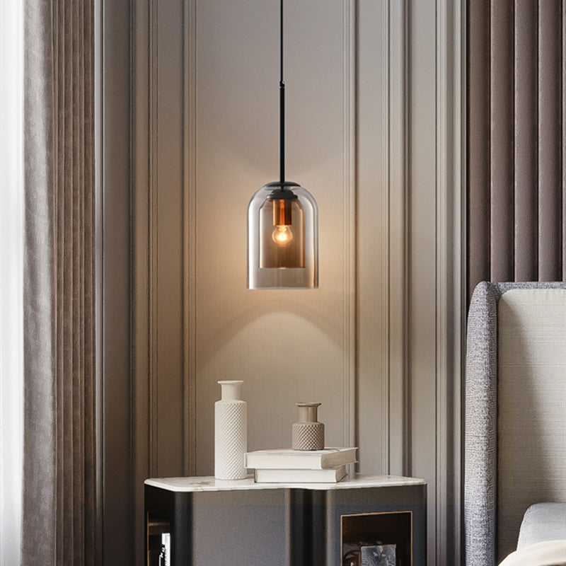 Hyun – Lustre en verre créatif au design rétro