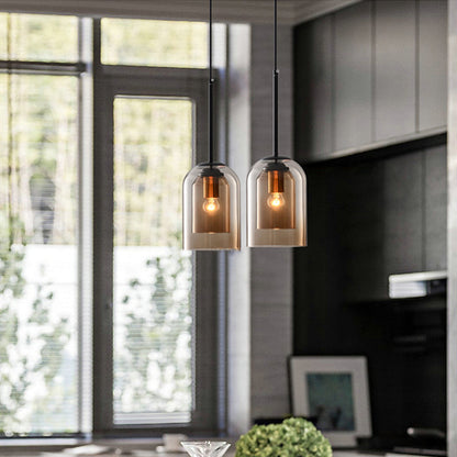 Hyun – Lustre en verre créatif au design rétro