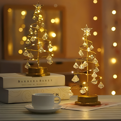 Yamira – Guirlande lumineuse LED arbre de Noël en cristal