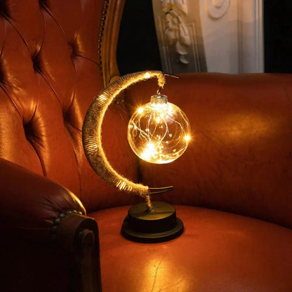 Lunaria – Lampe lune LED avec lumière étoilée
