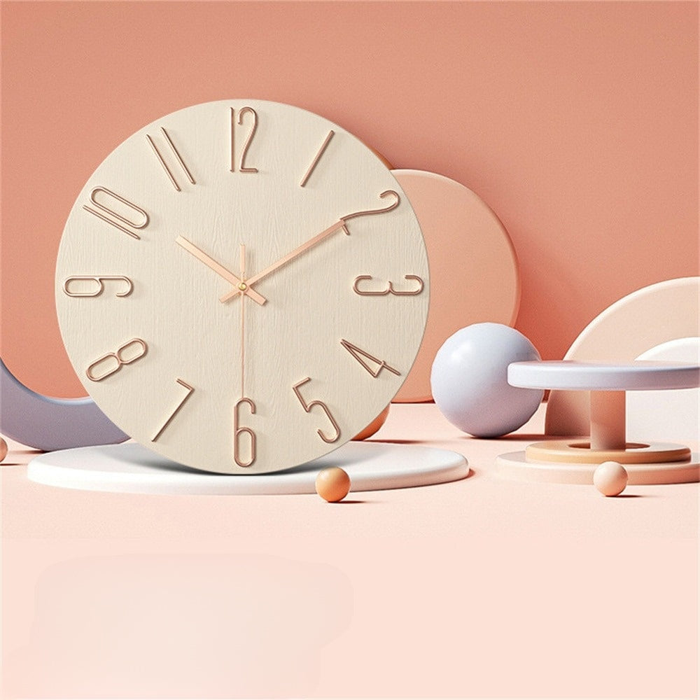Rustom – Horloge murale de 12 pouces pour salon