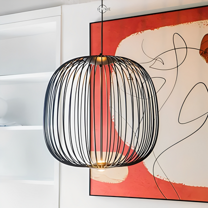 Corvin – Lustre Cage à Oiseaux Moderne