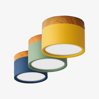 Noah – LED Macaron Veinure Bois Downlight