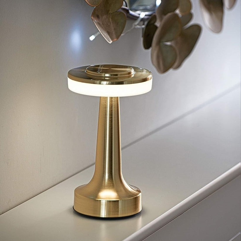 Zamira – Lampe de table rechargeable en forme d’haltère