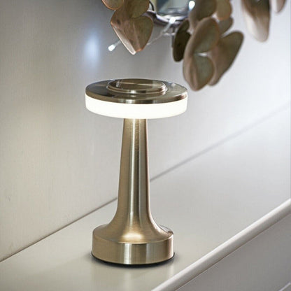 Zamira – Lampe de table rechargeable en forme d’haltère