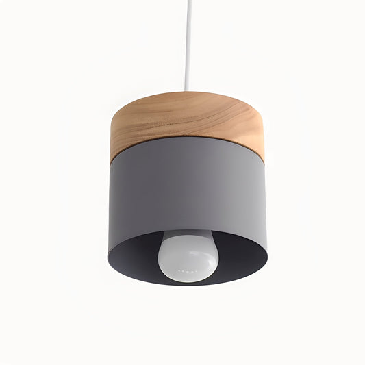 Clara – Lustre en bois Macaron nordique