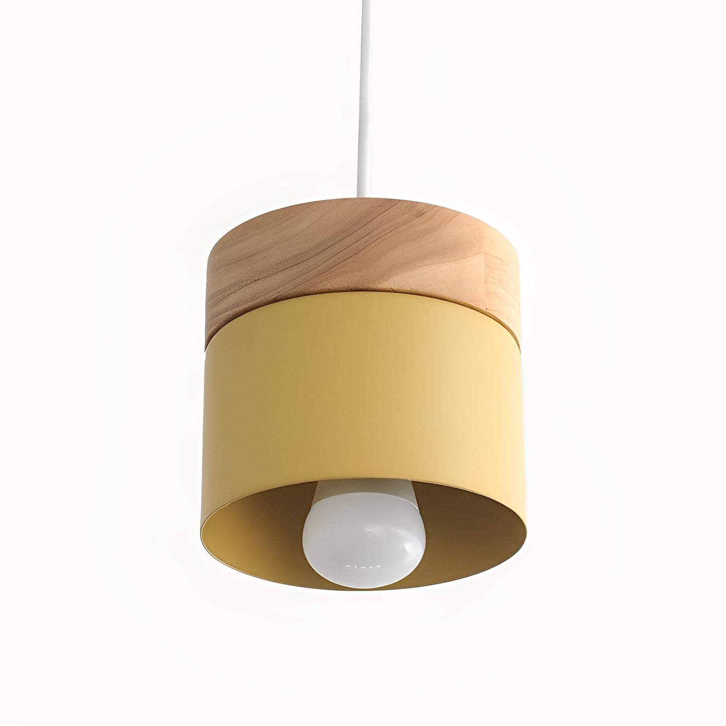 Clara – Lustre en bois Macaron nordique
