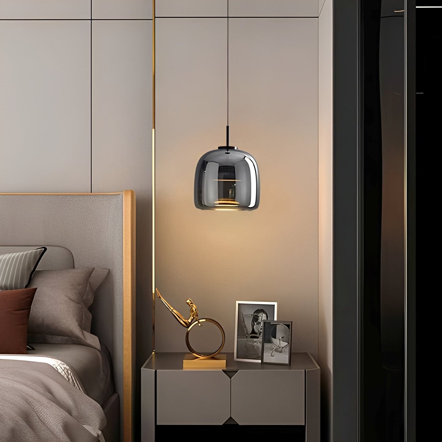 Ella – Suspension en verre moderne avec personnalité