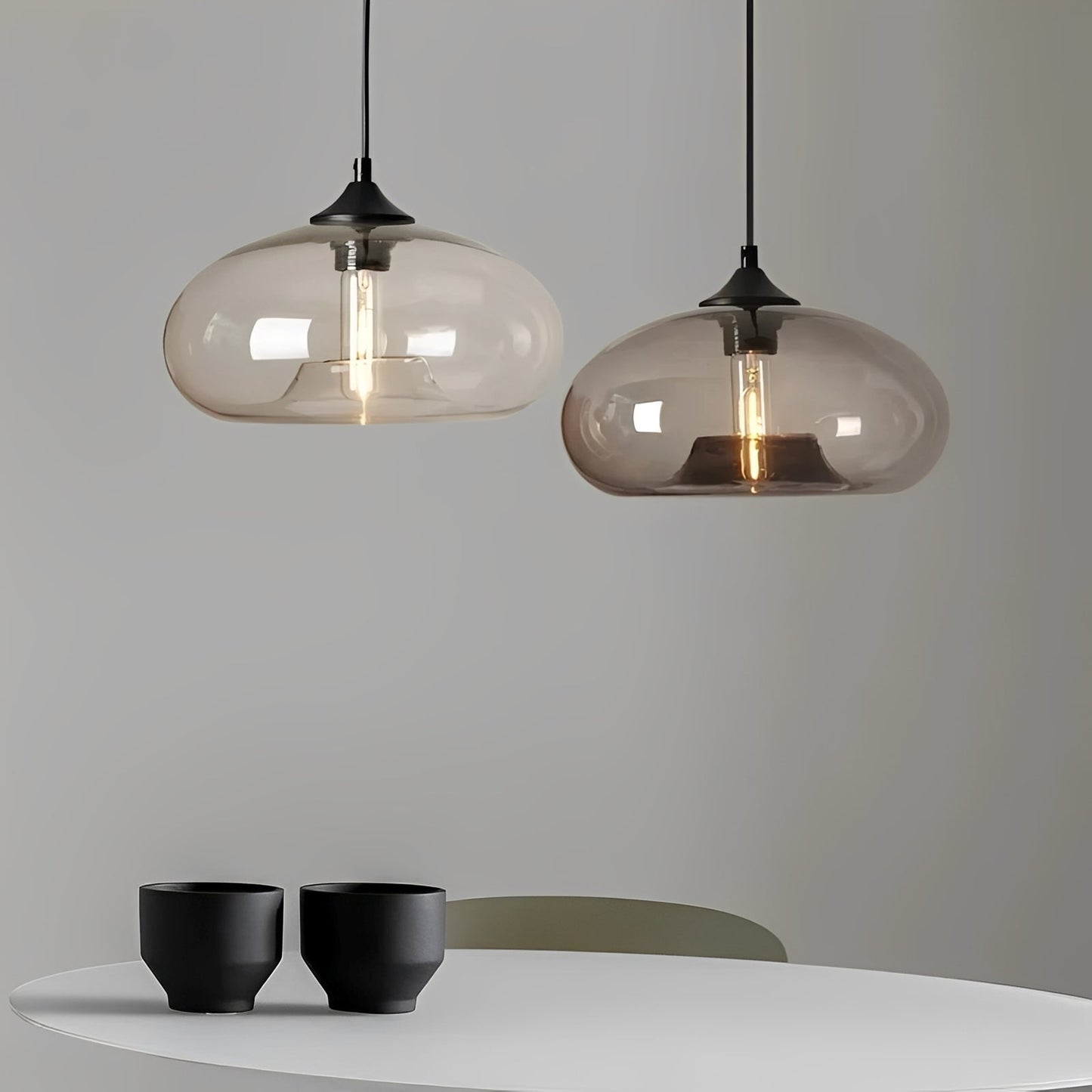 Greta – Suspension en verre inspirée vintage
