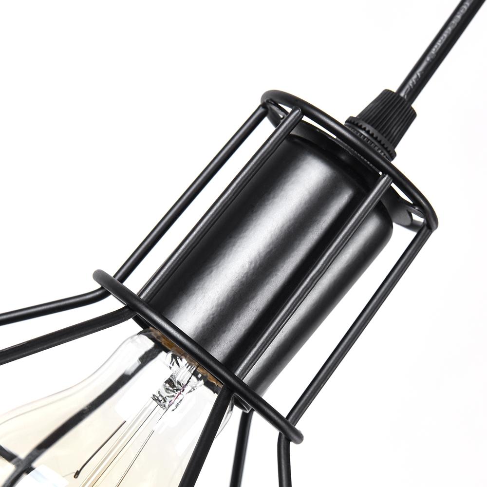 Caleb – Lustre en fer industriel en cage