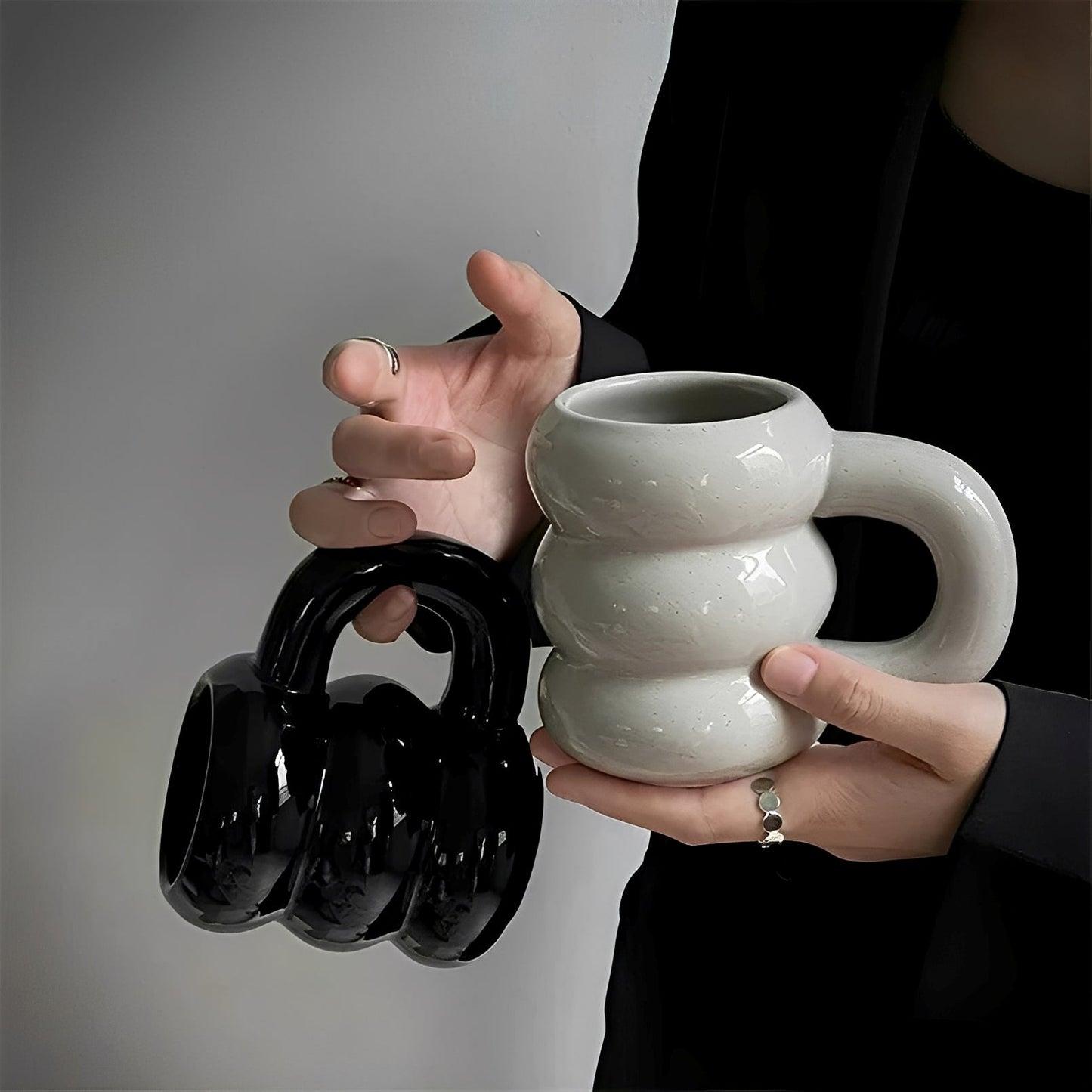 Amélie – Grande Tasse en Céramique Style Français
