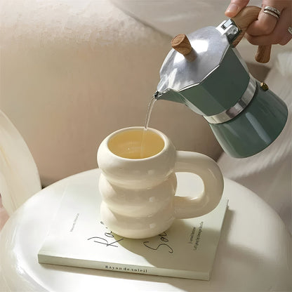 Amélie – Grande Tasse en Céramique Style Français