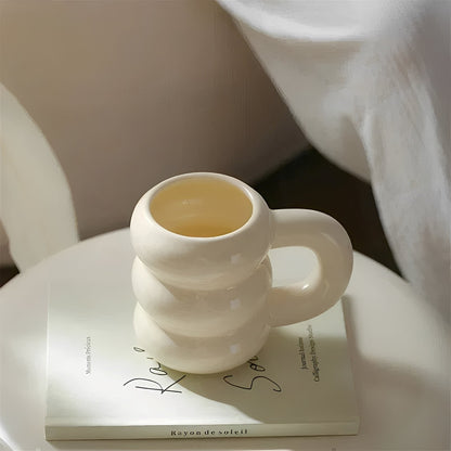 Amélie – Grande Tasse en Céramique Style Français