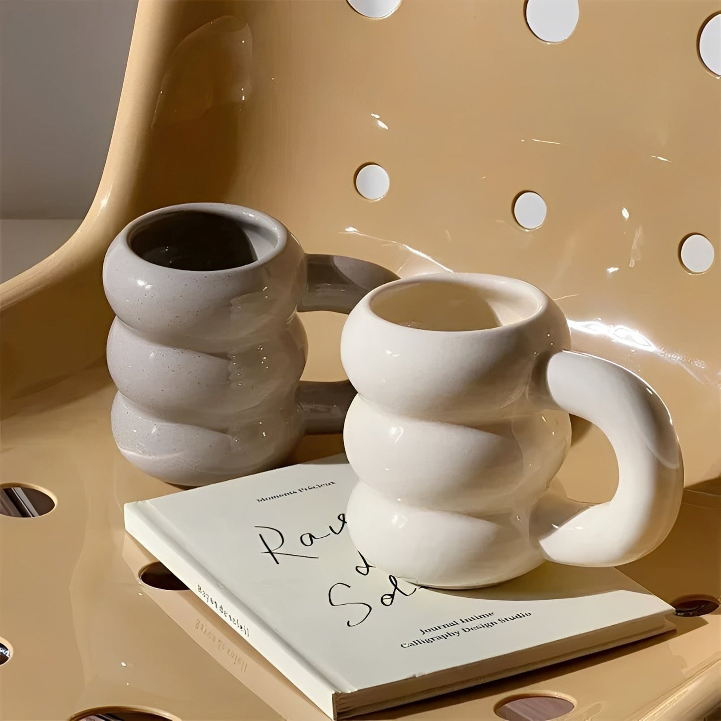Amélie – Grande Tasse en Céramique Style Français