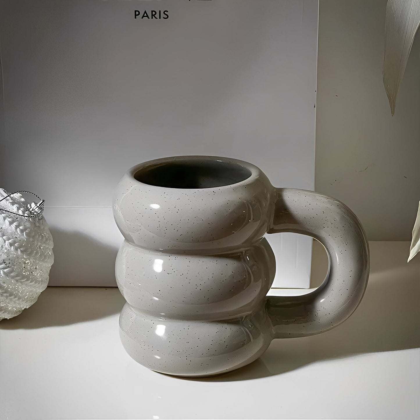 Amélie – Grande Tasse en Céramique Style Français