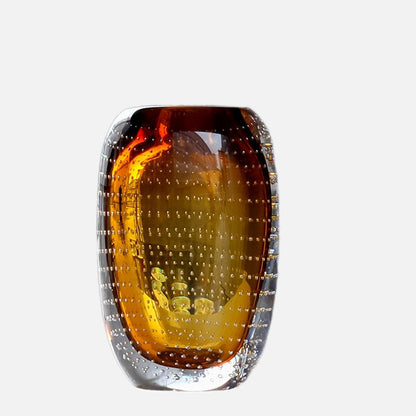 Tessa – Vase bulle de verre coloré