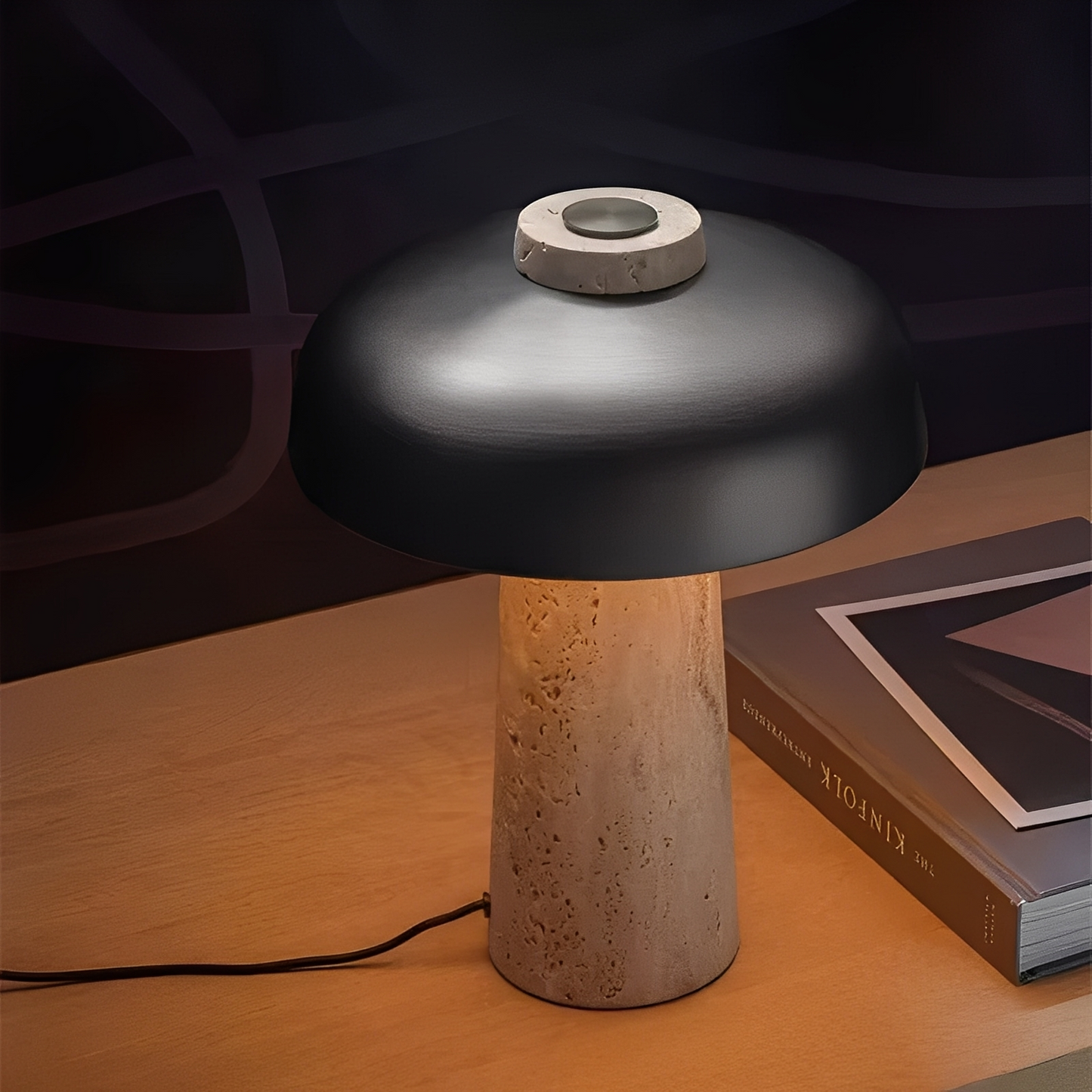 Travis – Lampe de table naturelle