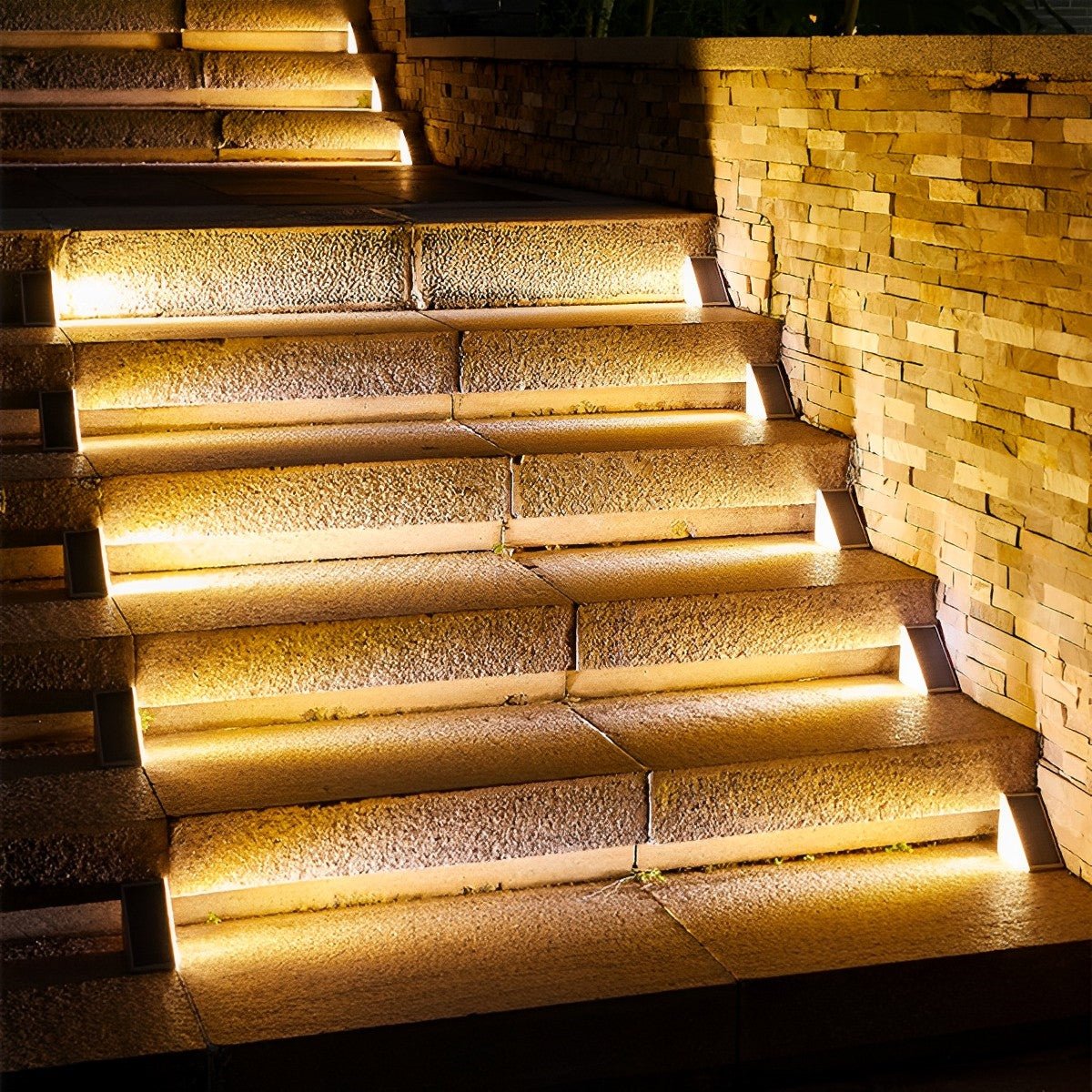 Solin – Lampes de marche solaires LED triangulaires intelligentes