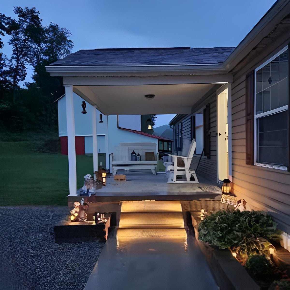 Solin – Lampes de marche solaires LED triangulaires intelligentes