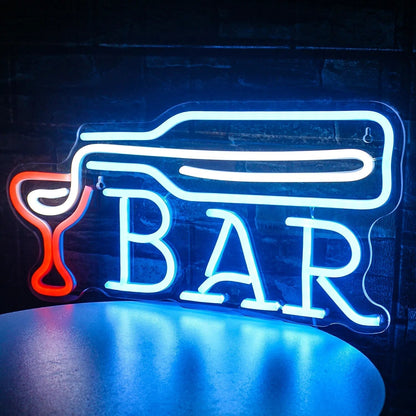 BarNéon – Panneau mural lumineux pour ambiance festive