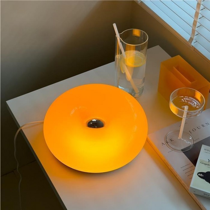 Bryan – Lampe de table en verre antique