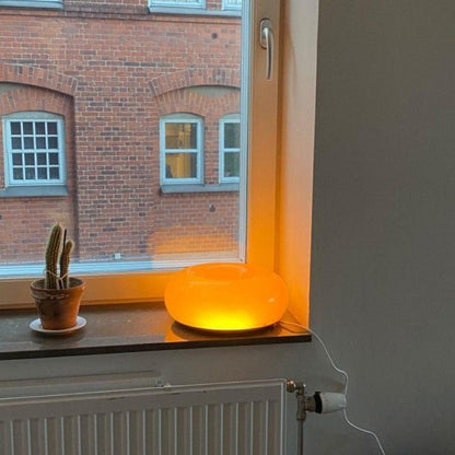 Bryan – Lampe de table en verre antique