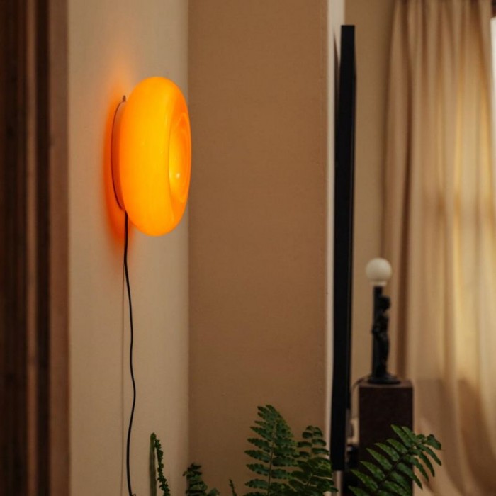 Bryan – Lampe de table en verre antique