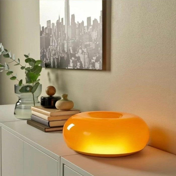 Bryan – Lampe de table en verre antique
