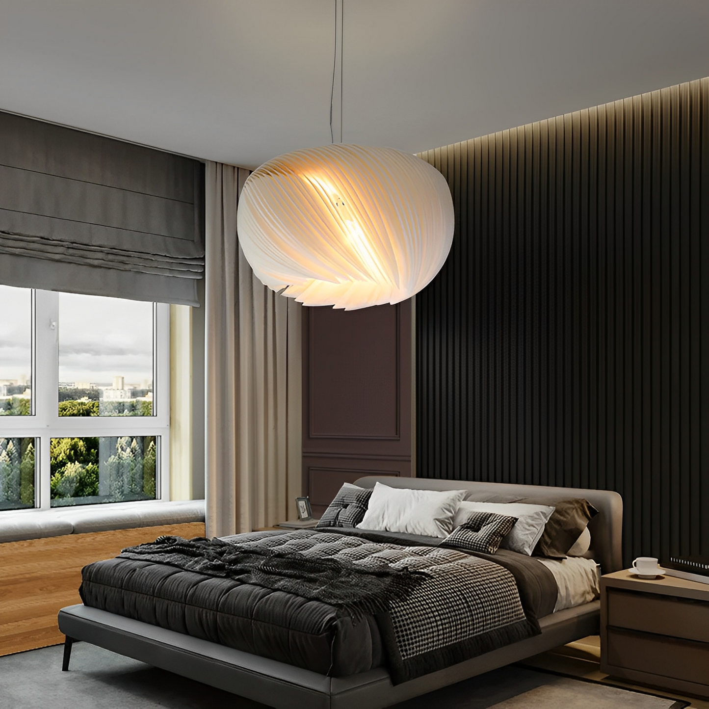Lucine – Lustre moderne en acrylique avec élégance claire