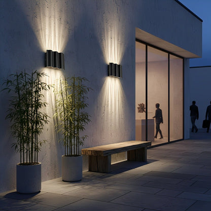 Kavira – Lampe Murale Ondulations Modernes Étanche