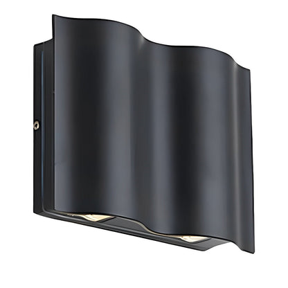 Kavira – Lampe Murale Ondulations Modernes Étanche