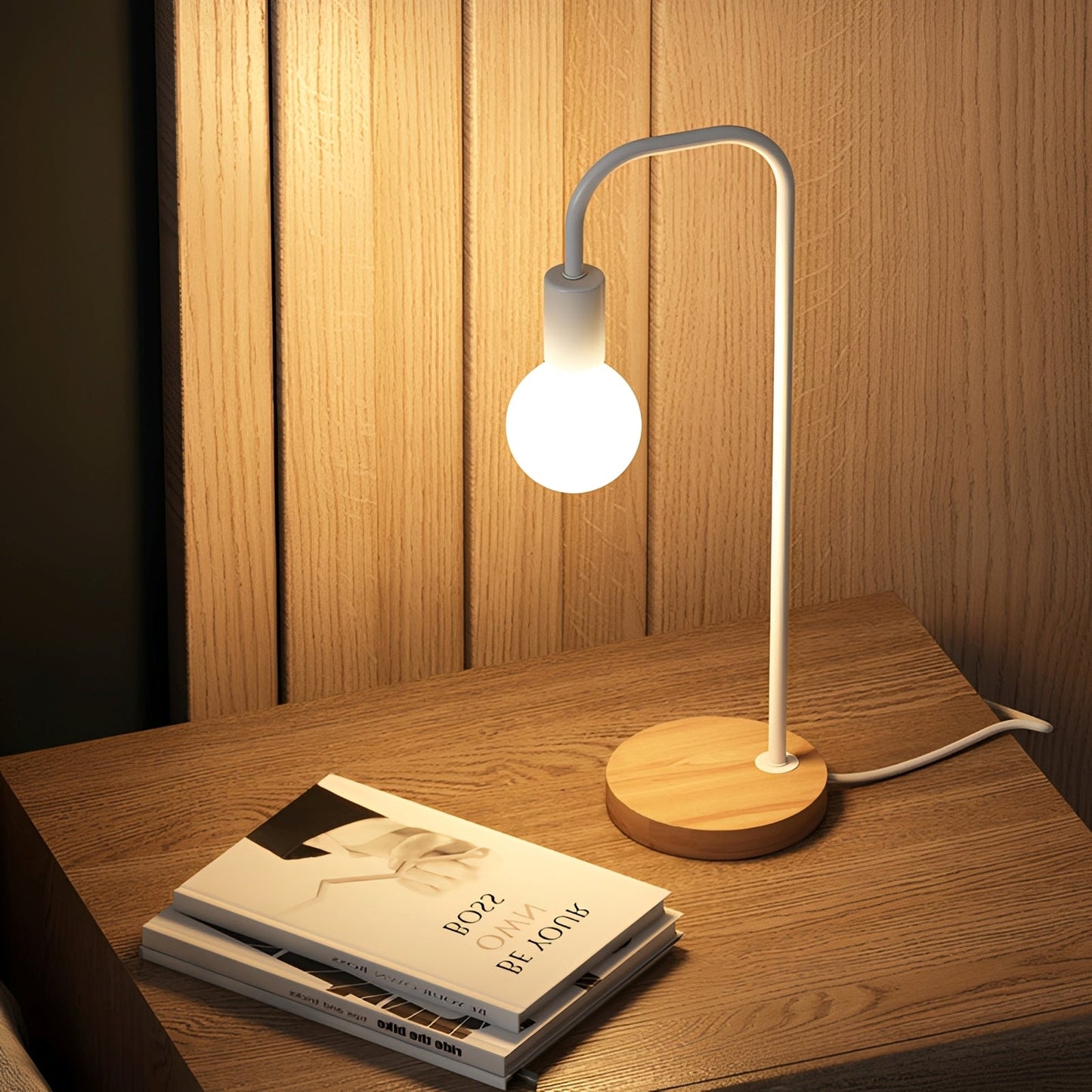 Arvid – Lampe de Table Rétro Moderne