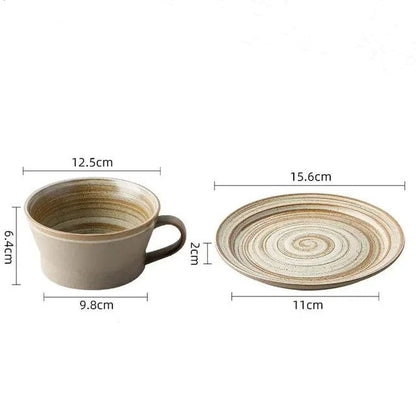 Felipe – Tasse à café en grès élégante
